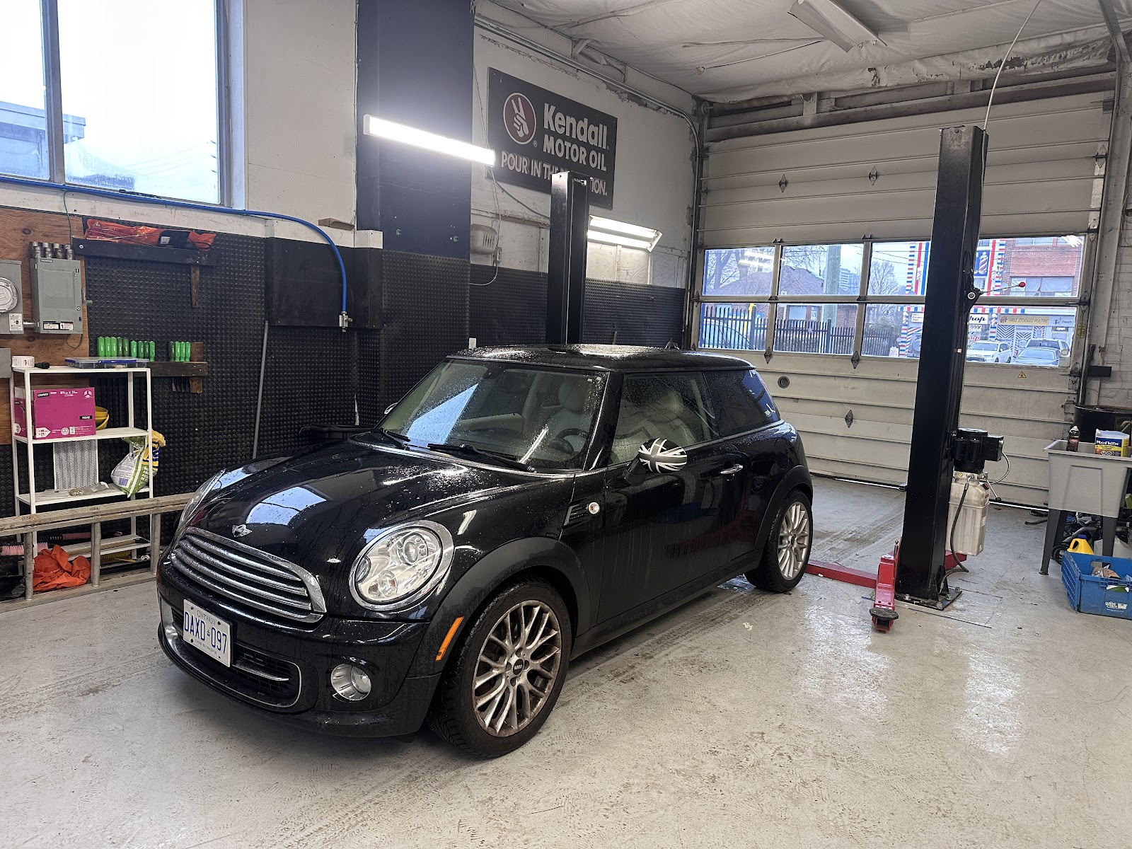 Car on the shop floor at ZS Automotive